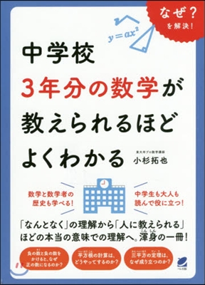 中學校3年分の數學が敎えれらるほどよくわかる