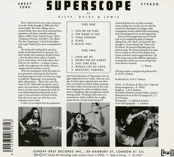 Kitty, Daisy & Lewis (키티 데이지 앤드 루이스) - Superscope