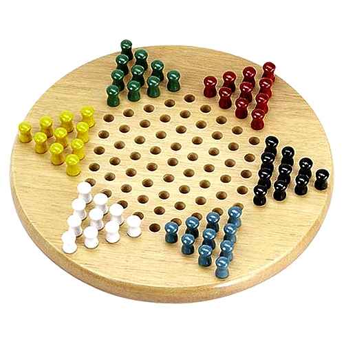 Chinese Checkers 다이아몬드게임 스탠다드 (원목, 28cm)