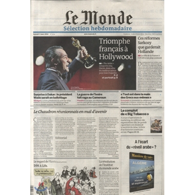 Le Monde Selection (주간) : 2012년 03월 03일자