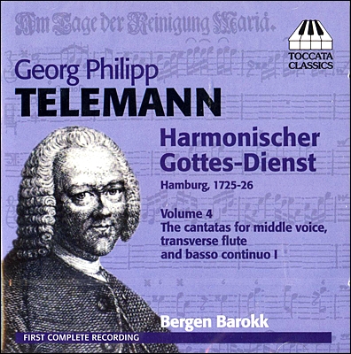 Bergen Barokk 텔레만: 여섯 개의 칸타타 (Telemann: Harmonischer Gottesdienst Vol. 4 - Six Cantatas) 