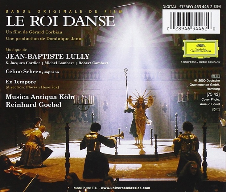 왕의 춤 영화음악 - 륄리: 작품집 (Le Roi Danse OST by Musica Antiqua KolnㆍReinhard Goebel)