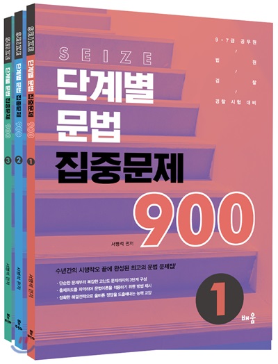 Seize 단계별 문법 집중문제 900 - 전3권