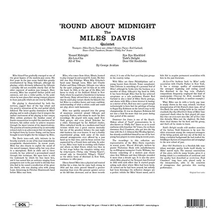 Miles Davis - Round About Midnight [LP]