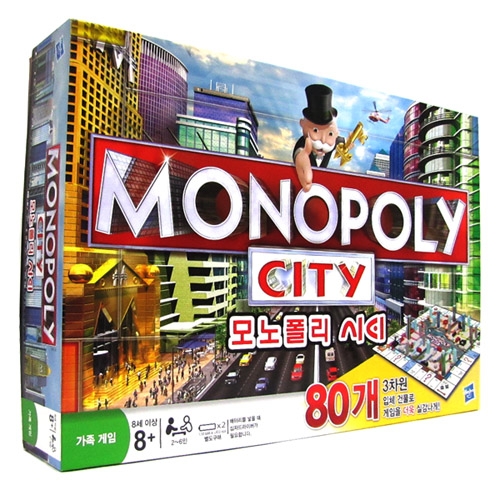 [코리아보드게임즈] 모노폴리 시티 Monopoly City