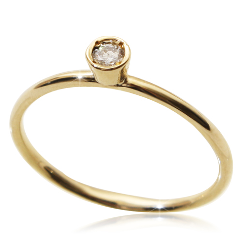 Eco 0.12ct diamond ring