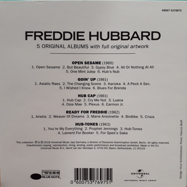 Freddie Hubbard - 5 Original Albums 프레디 허버드 오리지널 앨범 5CD 박스 세트