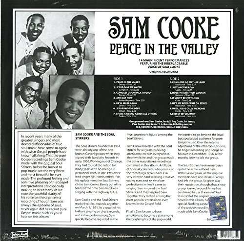 Sam Cooke (샘 쿡) - Peace In The Valley [Limited Edition LP]