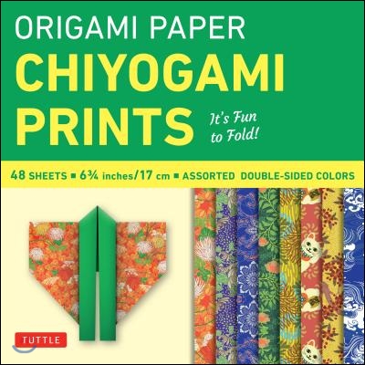 Origami Paper - Chiyogami Prints - 6 3/4" - 48 Sheets: Tuttle Origami Paper: High-Quality Origami Sheets Printed with 8 Different Patterns: Instructio