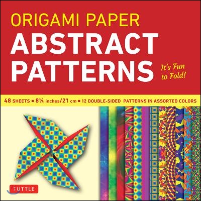 Origami Paper - Abstract Patterns - 8 1/4" - 48 Sheets: Tuttle Origami Paper: High-Quality Large Origami Sheets Printed with 12 Different Designs: Ins
