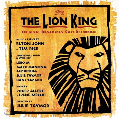 The Lion King: Original Broadway Cast Recording (뮤지컬 라이온 킹 오리지널 브로드웨이 캐스팅)