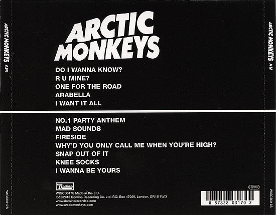 Arctic Monkeys (악틱 몽키즈) - 5집 AM 