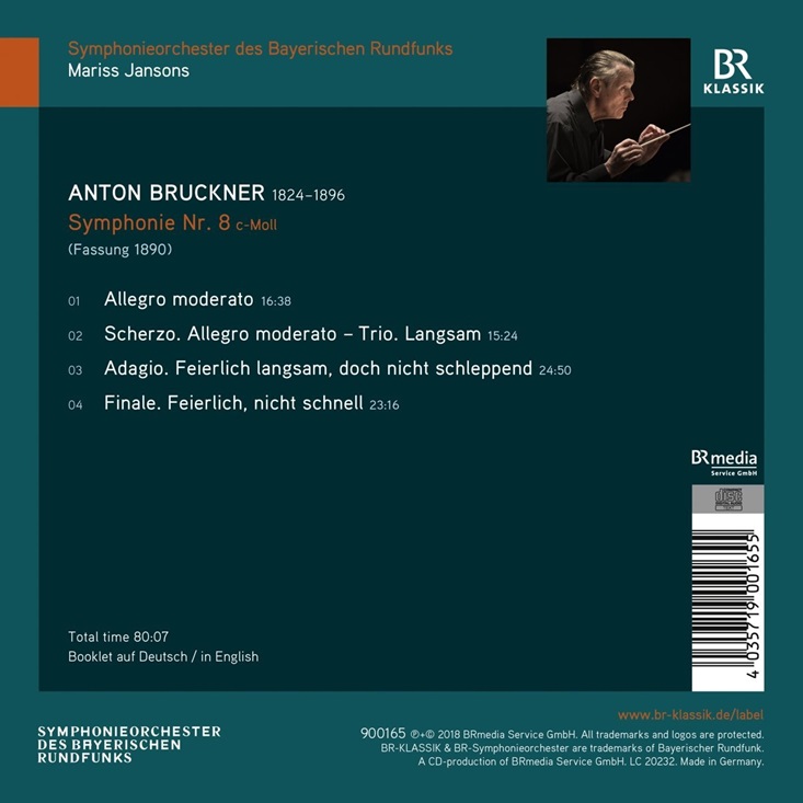 Mariss Jansons 브루크너: 교향곡 8번 - 마리스 얀손스 [1890년 개정판] (Bruckner: Symphony No.8) 