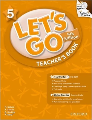 [4판]Let's Go 5 : Teacher's Book : Test center and Online Practice