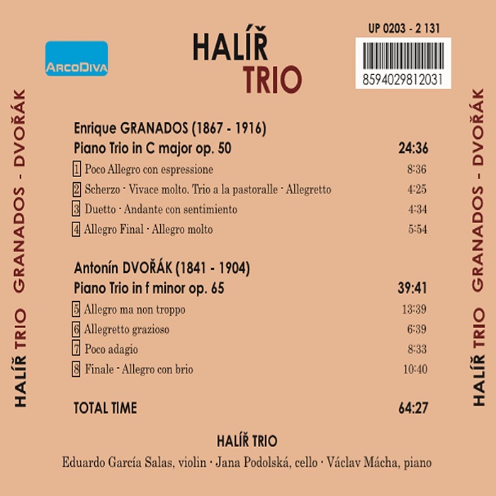 Halir Trio 드보르작 / 그라나도스: 피아노 삼중주 작품집 (Granados / Dvorak: Piano Trios)