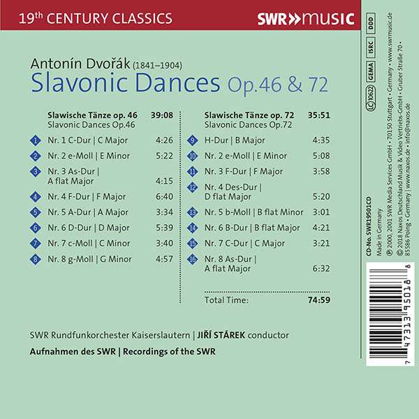 Jiri Starek 드보르작: 슬라브 무곡 (Dvorak: Slavonic Dances Op. 46 & 72)