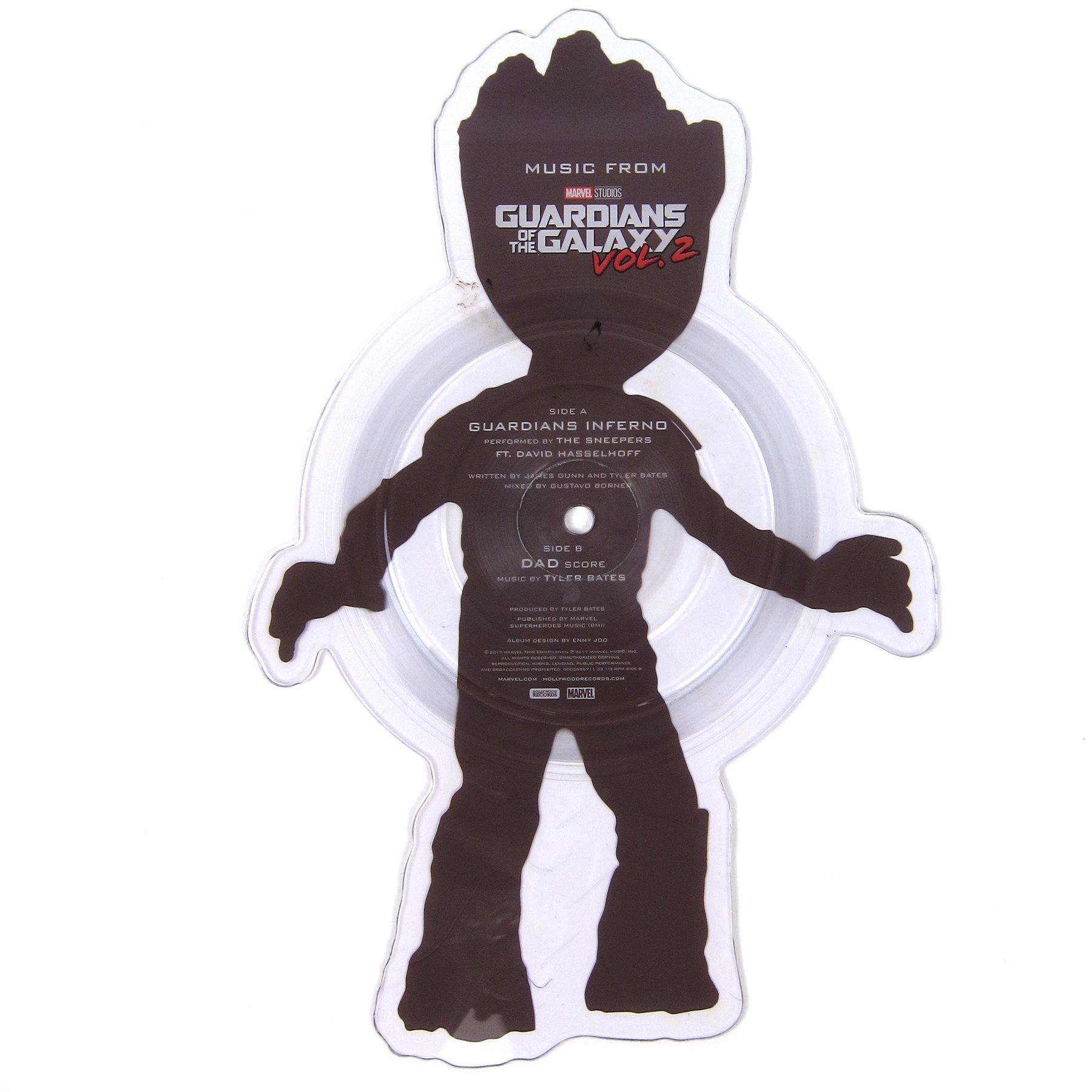 가디언즈 오브 갤럭시 2 영화음악 - 베이비 그루트 (Guardians Of The Galaxy Vol. 2 OST - Collectable Baby Groot Vinyl) [픽쳐디스크 EP LP]