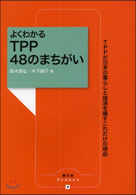 よくわかるTPP 48のまちがい TPPが日本の暮らしと經濟を壞すこれだけの理由