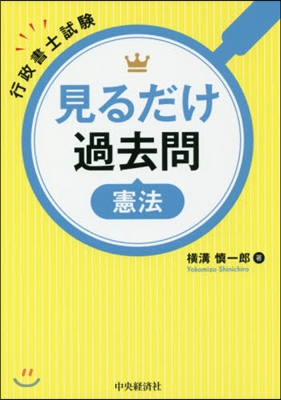 行政書士試驗 見るだけ過去問 憲法