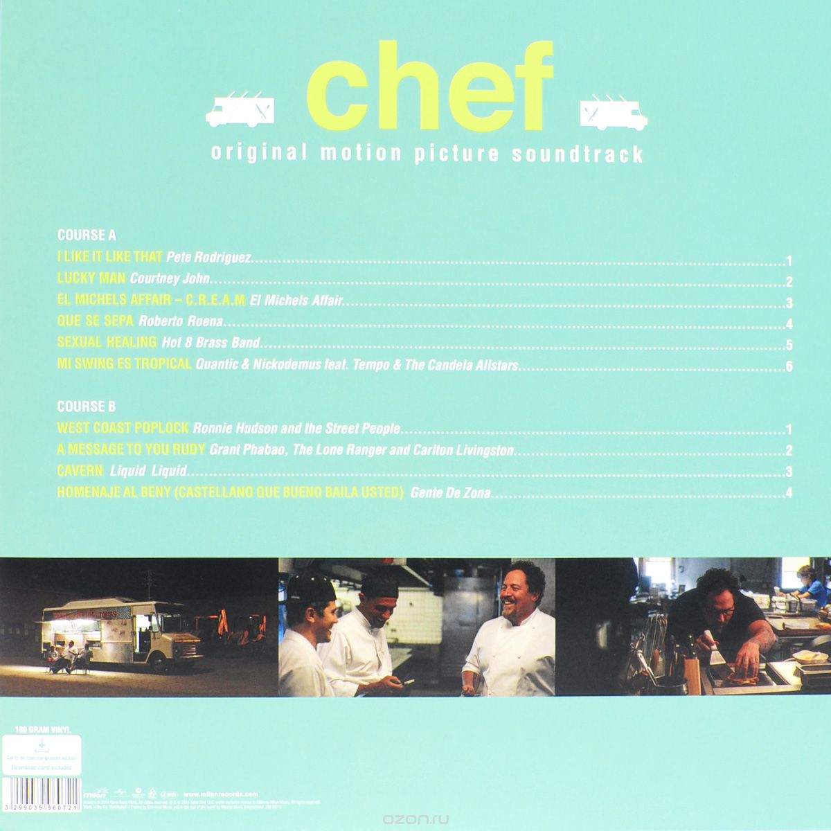 아메리칸 셰프 영화음악 (Chef OST) [LP]