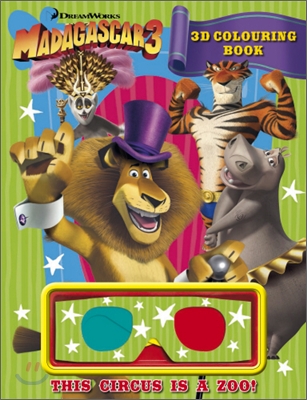 Madagascar 3: 3d Colouring Book