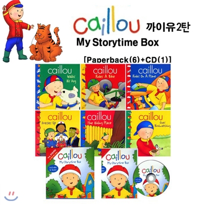 까이유 2탄 Caillou My Storytime Box (Paperback 6 + CD 1)