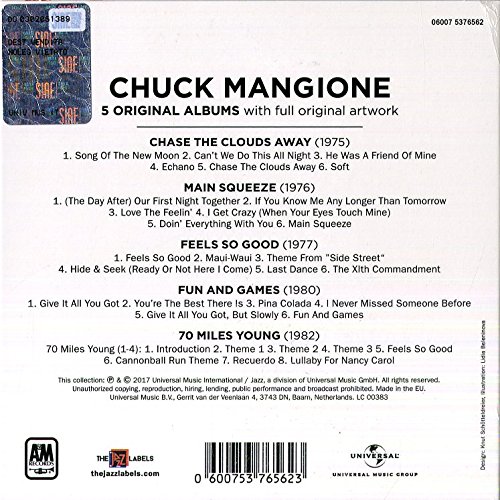Chuck Mangione - 5 Original Albums 척 맨지오니 오리지널 앨범 5CD 박스 세트