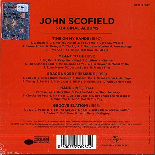 John Scofield - 5 Original Albums 존 스코필드 오리지널 앨범 5CD 박스 세트