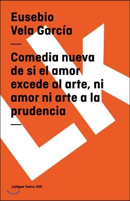 Comedia Nueva de Si El Amor Excede Al Arte, Ni Amor Ni Arte a la Prudencia