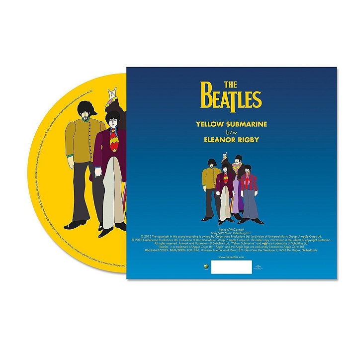 The Beatles (비틀즈) - Yellow Submarine [7인치 픽쳐디스크 한정반 싱글 LP]