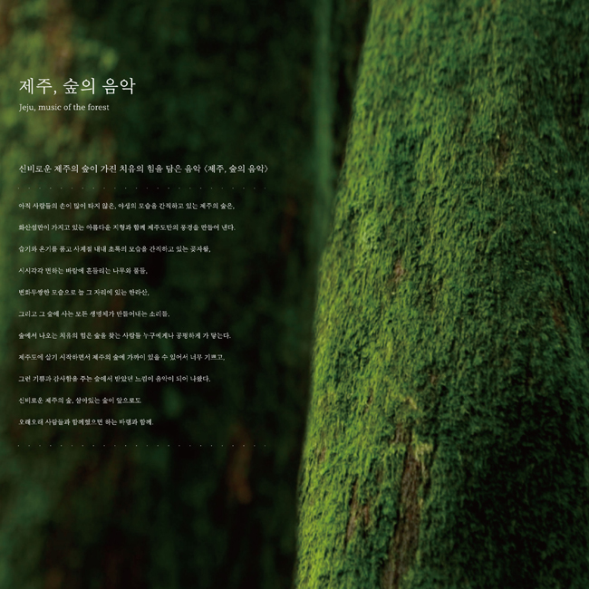 백정현 - 제주, 숲의 음악 (Jeju, Music of the Forest) [투명 그린 컬러 LP]
