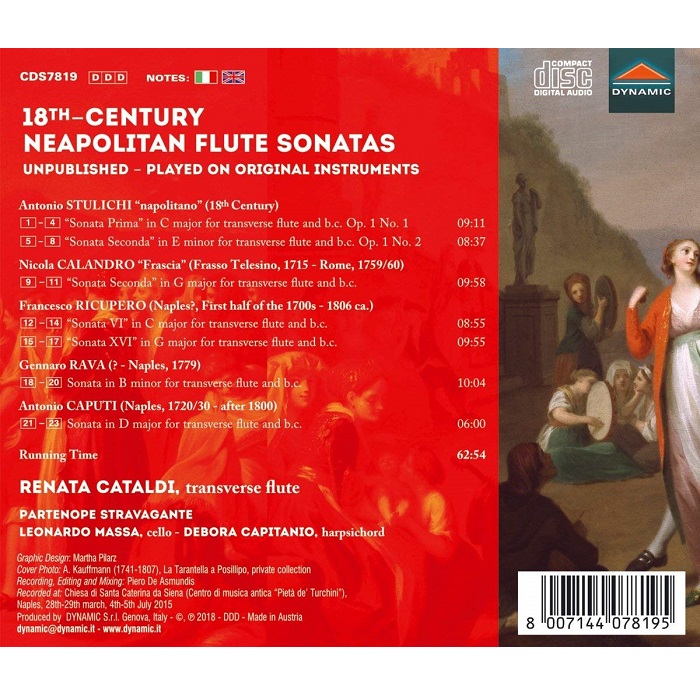 Renata Cataldi 18세기 나폴리 플루트 소나타 작품집 (18th-Century Neapolitan Flute Sonatas)