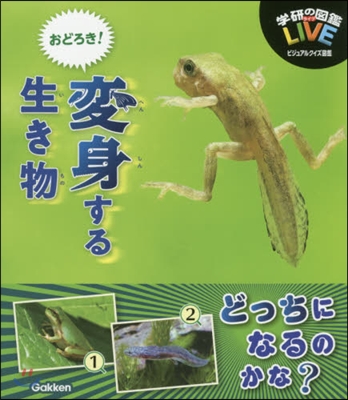 ビジュアルクイズ圖鑑 さおどろき!變身する生き物