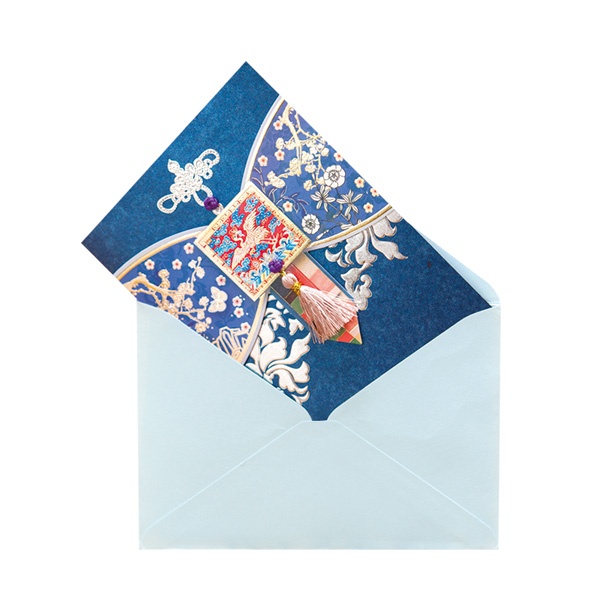 FT3005-456 (3종 한세트) 프롬앤투 전통문양 연하장 감사카드 축하카드 생일카드