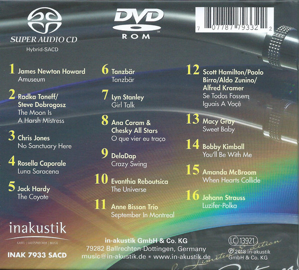 2018 Inakustik 레이블 오디오파일 (Das Stereo Phono-Festival Vol.2) [SACD+DVD Deluxe Edition]
