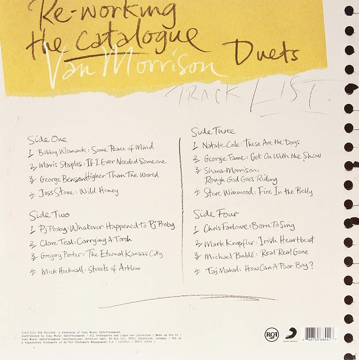 Van Morrison - Duets: Re-Working The Catalogue 벤 모리슨 듀엣 모음집 [2LP]