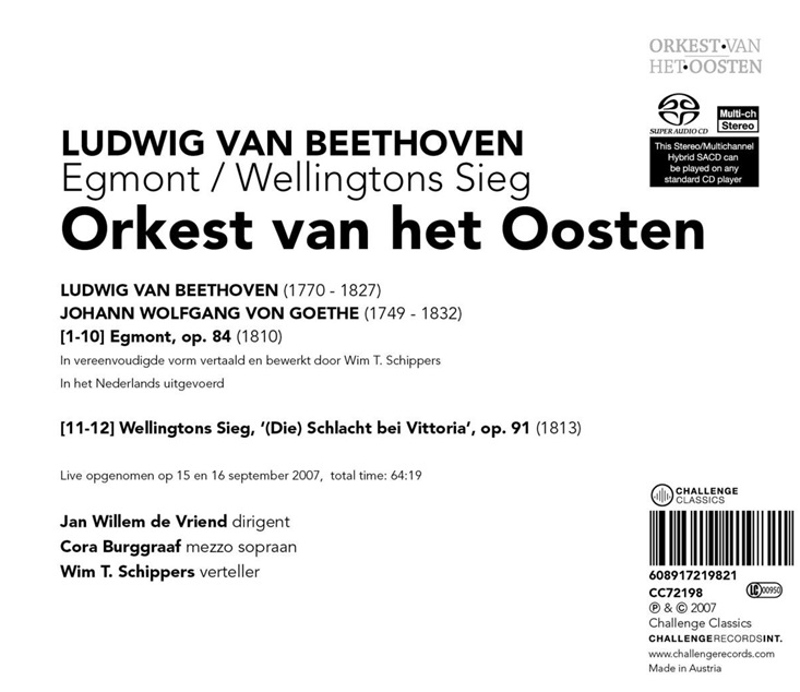 Jan Willem De Vriend 베토벤: 에그몬트, 웰링턴의 승리 (Beethoven: Egmont, Wellingtons Sieg)