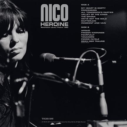 Nico (니코) - Heroine - Manchester Library Theatre 1980 [LP]