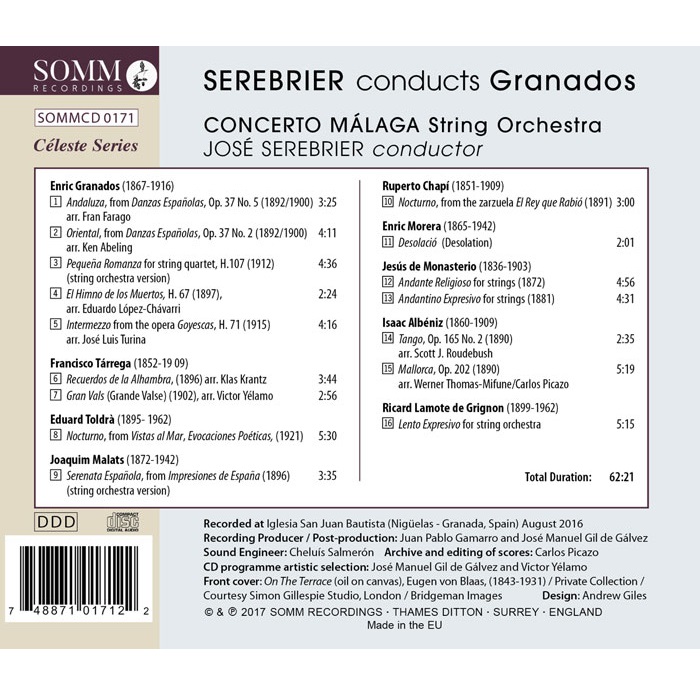 Jose Serebrier 세레브리에가 지휘하는 그라나도스 - 스페인 명곡집 [현악 오케스트라 버전] (Serebrier conducts Granados)