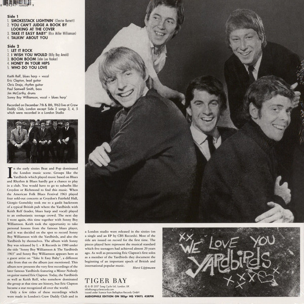 Yardbirds (야드버즈) - London 1963 The First Recordings [LP]