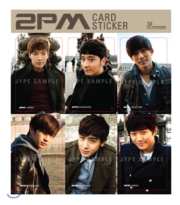 2PM 카드스티커 B [YES24 단독판매]