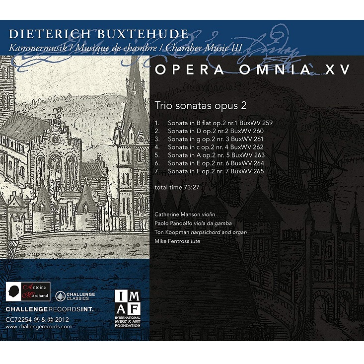 Ton Koopman 북스테후데: 전집 15 - 실내악 3 (Buxtehude: Opera Omnia XV - Chamber Music 3 Trio Sonatas Op.2)