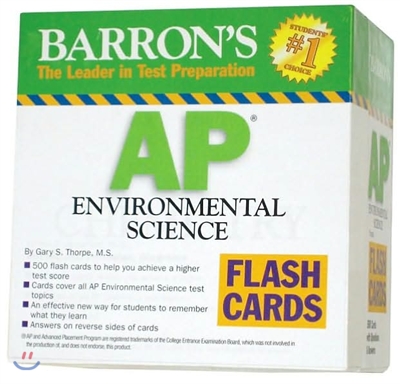 Barron's AP Environmental Science Flash Cards