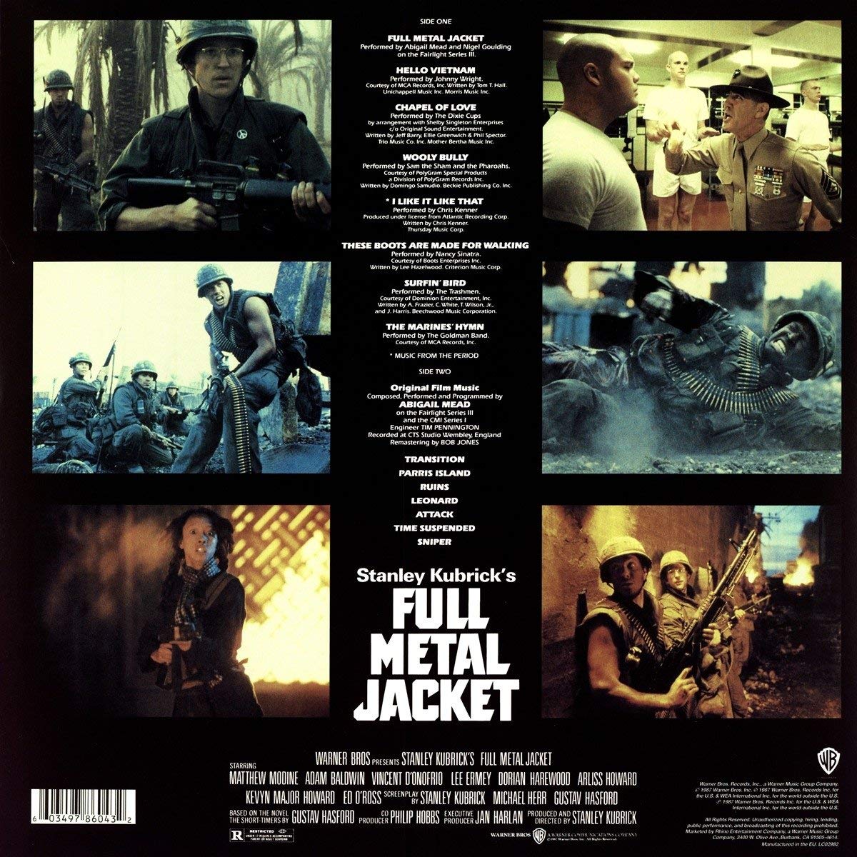 풀 메탈 자켓 영화음악 (Full Metal Jacket OST by Abigail Mead) [다크 그린 컬러 LP]