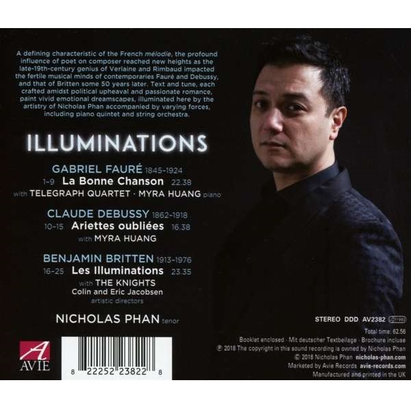 Nicholas Phan 니콜라스 판이 노래하는 브리튼, 드뷔시, 포레 (Illuminations)