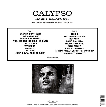 Harry Belafonte (해리 벨라폰테) - Calypso (Deluxe Gatefold Edition) [LP]