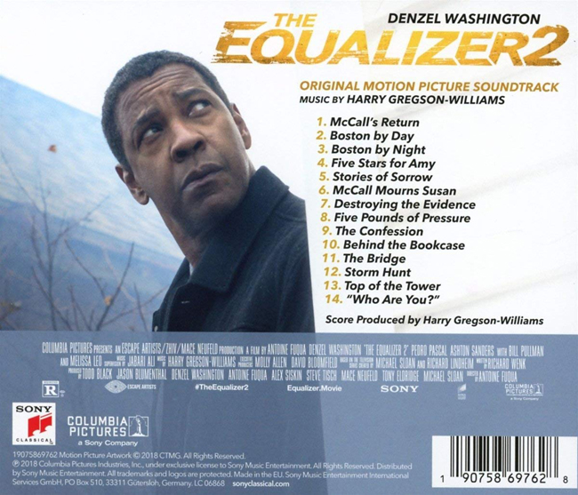 더 이퀄라이저 2 영화음악 (The Equalizer 2 Original Soundtrack)