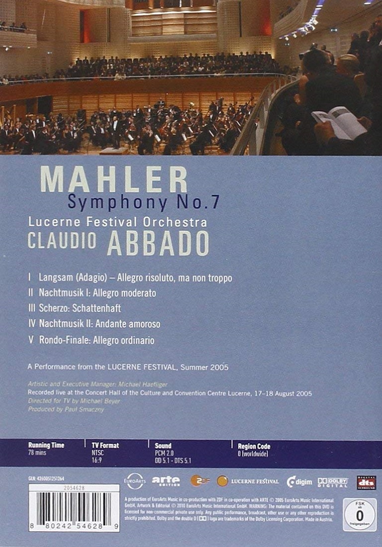 Claudio Abbado 말러: 교향곡 7번 (Mahler: Symphony No. 7) 클라우디오 아바도, 루체른 페스티벌 오케스트라