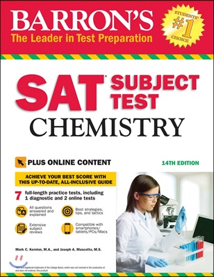 SAT Subject Test: Chemistry with Online Tests (Paperback, 14)