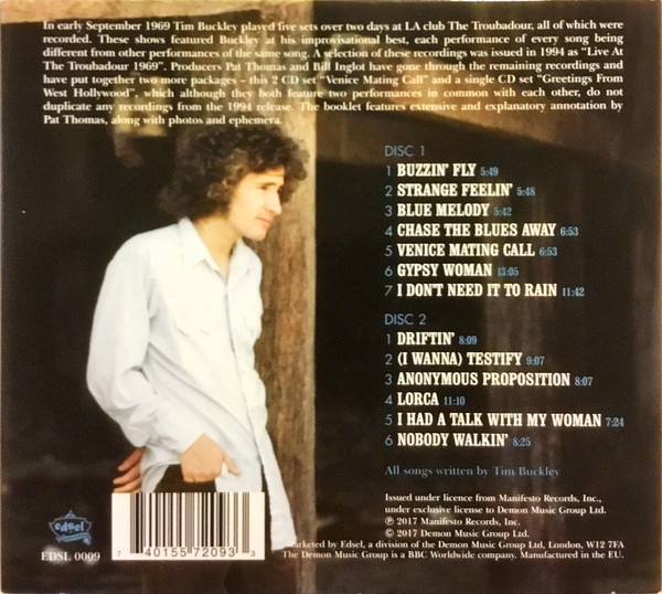 Tim Buckley (팀 버클리) - Venice Mating Call [Deluxe Edition]